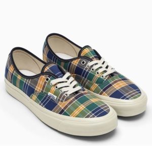 VANS Authentic 44 DX Anaheim Factory Og Plaid NWT